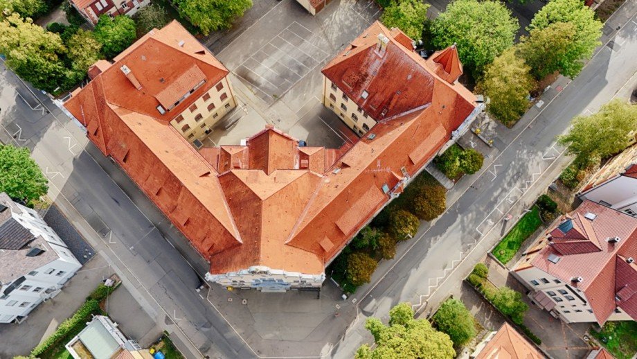 Luftbild Wohn- / Gesch�ftshaus Reutlingen