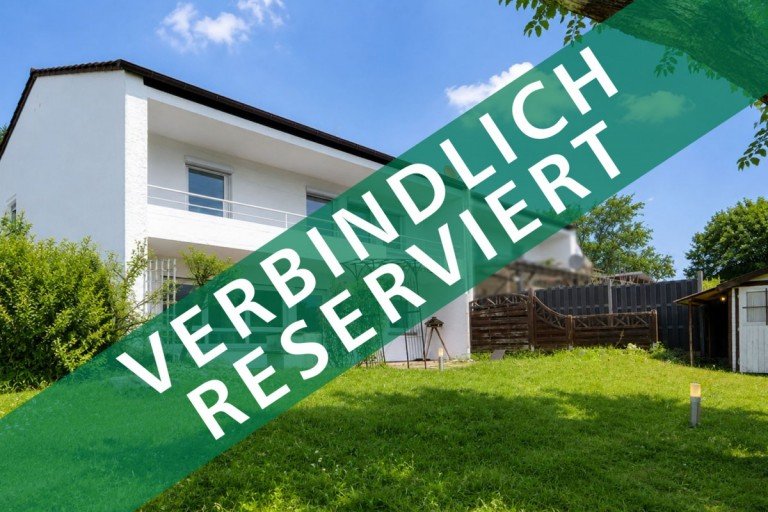 Reserviert Eningen unter Achalm Doppelhaush�lfte Vermietete Doppelhaush�lfte mit Balkon, Garten und Garage in Eningen unter Achalm