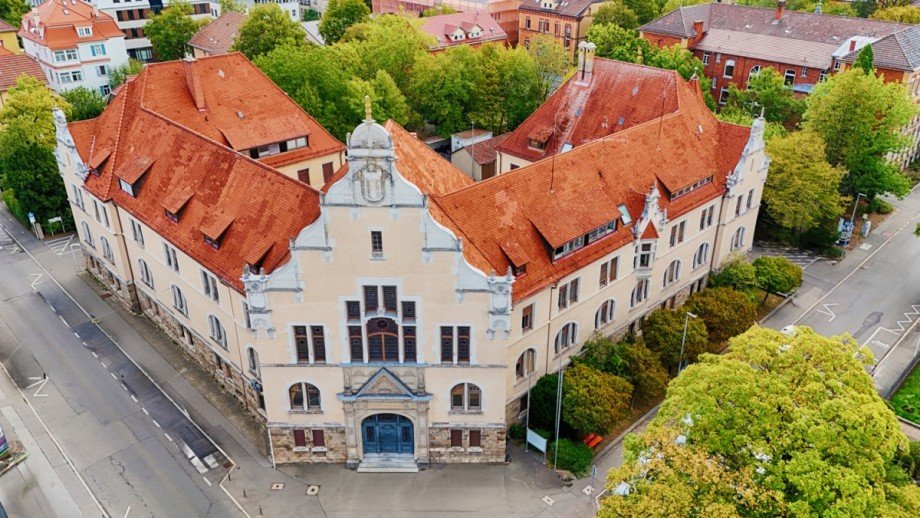 Luftbild Wohn- / Gesch�ftshaus Reutlingen