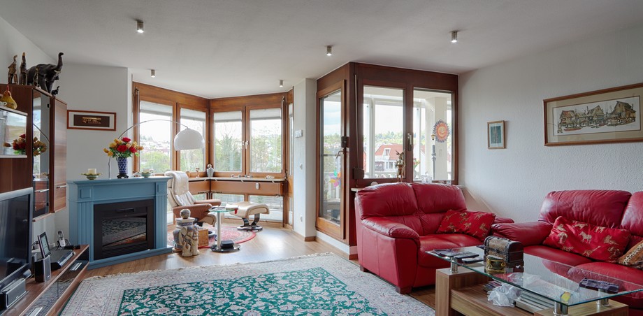 Wohnzimmer Etagenwohnung Pfullingen