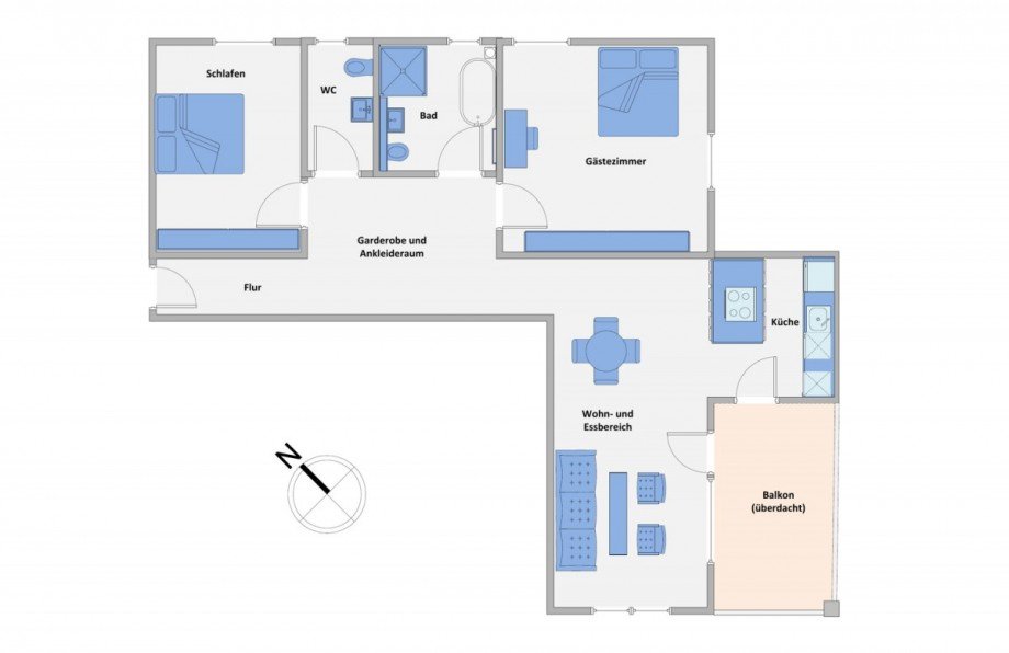 Grundriss Etagenwohnung Pfullingen