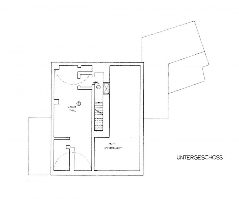 Untergeschoss 18 Haus Reutlingen