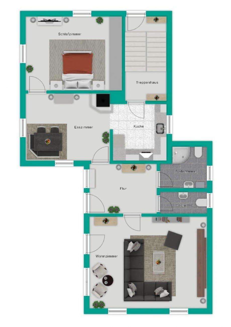 Erdgeschoss Einfamilienhaus Reutlingen