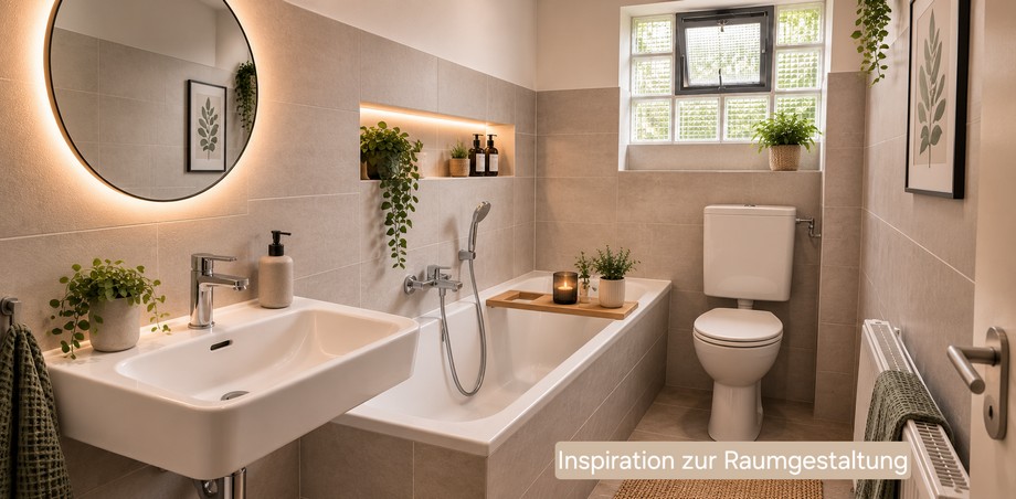 Badezimmer - Einrichtungsvorschlag Reiheneckhaus Pfullingen