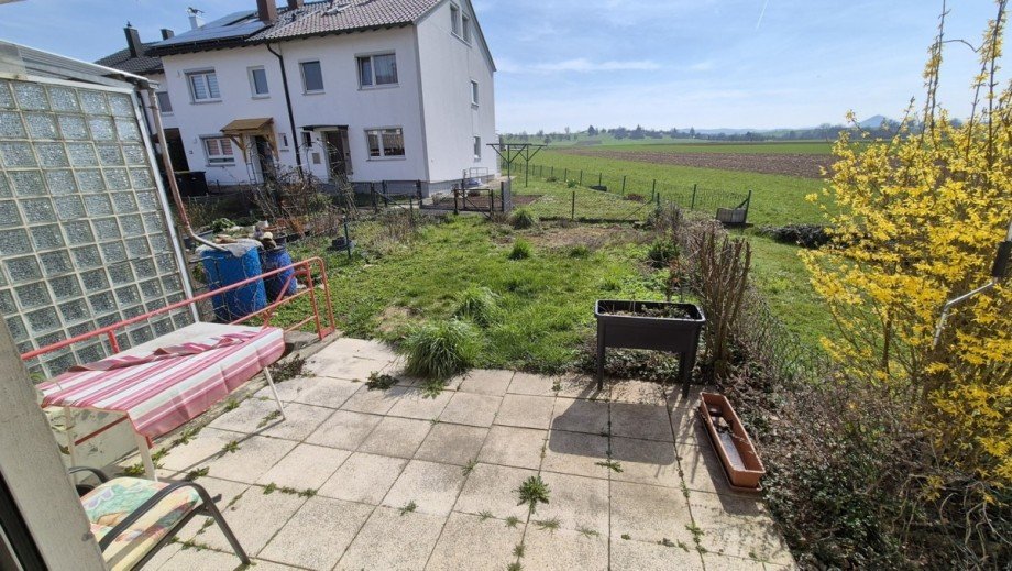 Garten & Aussicht Reihenmittelhaus Reutlingen / Mittelstadt