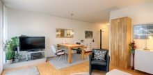 Wohnzimmer Moderne und toll gelegene 3-Zimmer-Wohnung im Schanzgebiet