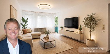 Hauptbild Gepflegte 3-Zimmer-Wohnung mit West-Balkon und Blick ins Gr�ne - attraktive Lage in RT-Hohbuch