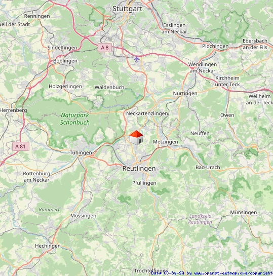 Regionalplan Wohnung Reutlingen