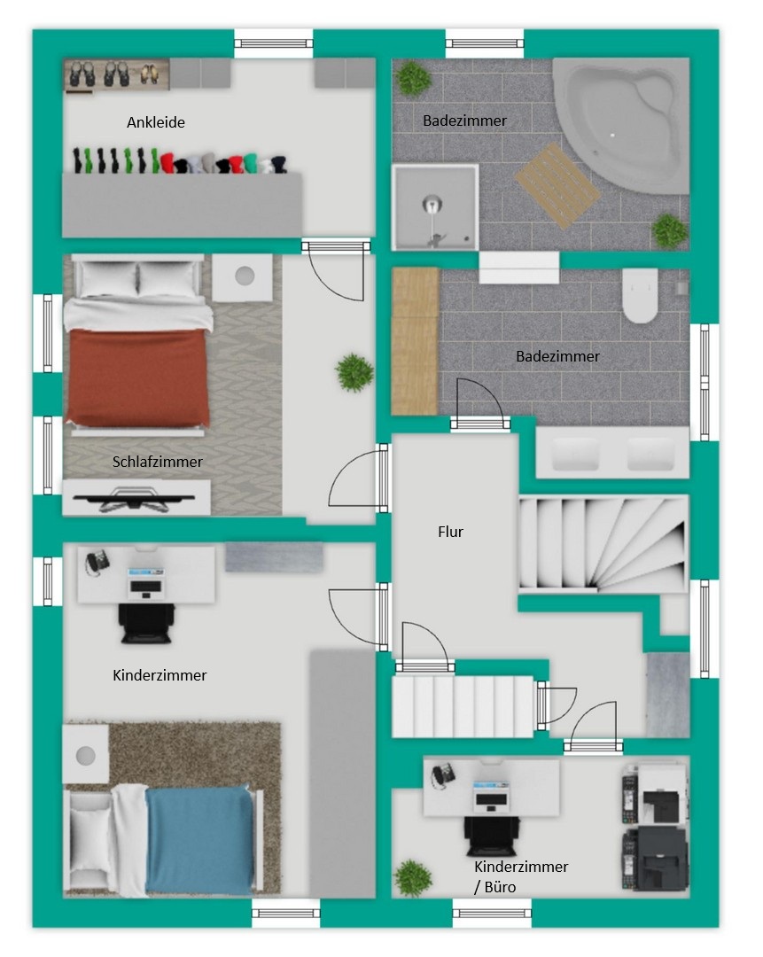 Obergeschoss Einfamilienhaus Reutlingen