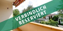 Titelbild - reserviert 4 �-Zimmer-Wohnung - mit gro�em Balkon und Blick ins Gr�ne  - Aufzug