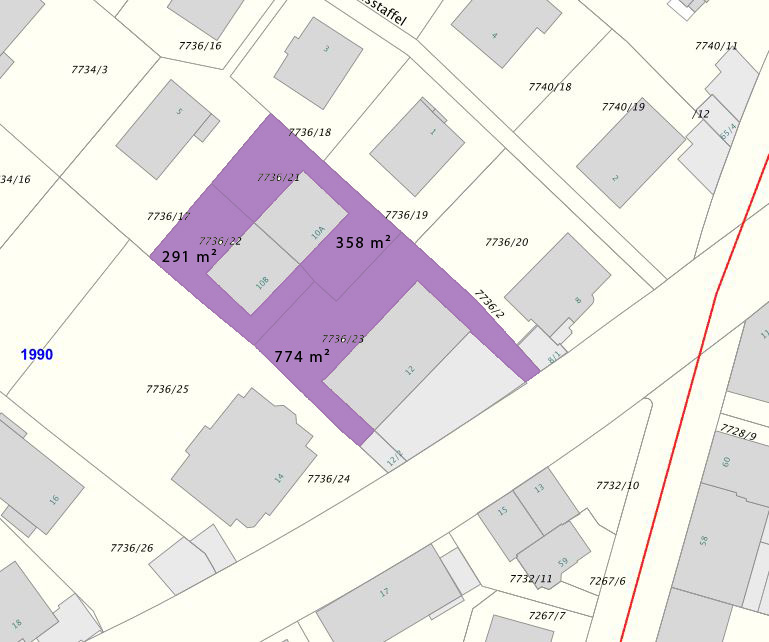 Lageplan Haus Stuttgart