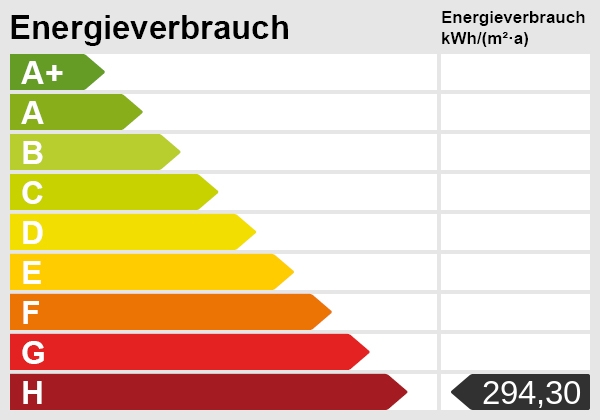 Energieskala Einfamilienhaus Reutlingen