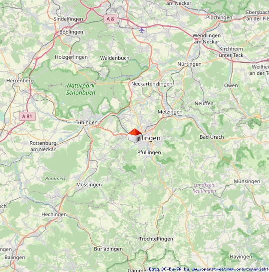 Regionalplan Reihenmittelhaus Reutlingen