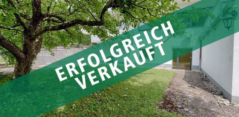 Erfolgreich verkauft Reutlingen Souterrainwohnung Ger�umige 2-Zimmer-Wohnung mit gro�em Gartenanteil und Carport in ruhiger Lage N�he Fa. Bosch