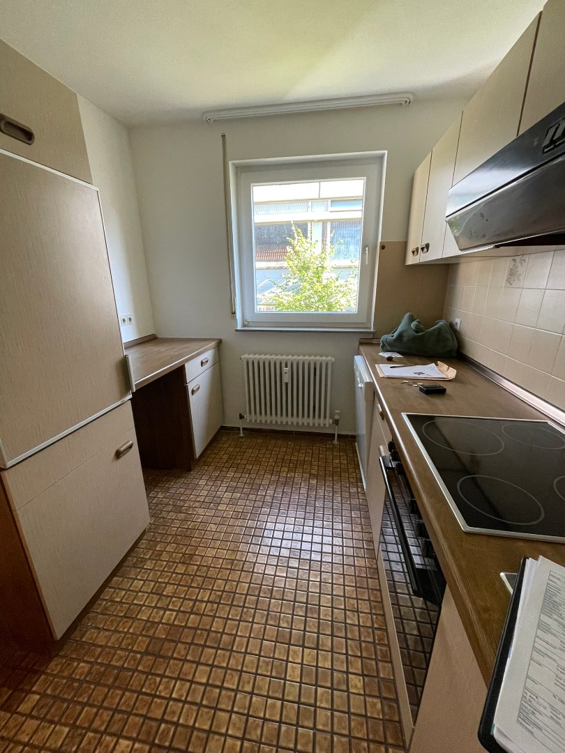 K�che mit Einbauten Etagenwohnung Reutlingen