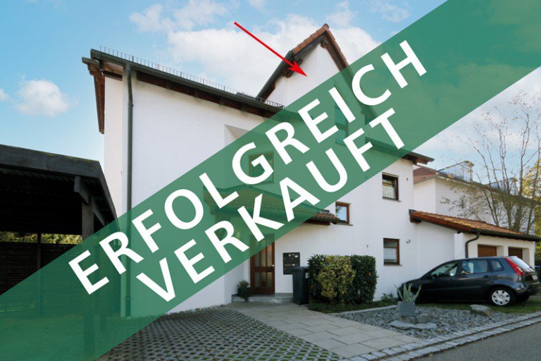Titel_ErfolgreichVerkauft_1113 Reutlingen - Reutlingen (Sickenhausen) Dachgeschosswohnung Sonnige 2-Zimmer-Wohnung in gepflegter Wohnanlage am Ortsrand von Sickenhausen