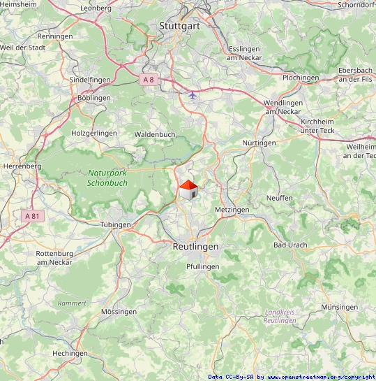 Regionalplan Maisonettewohnung Pliezhausen