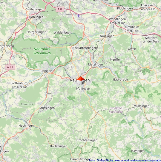 Regionalplan Haus Reutlingen