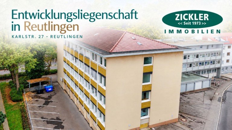 Titelbild Reutlingen B�rohaus Entwicklungsliegenschaft in Reutlingen - vielseitiges Umnutzungspotenzial