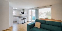 Wohnzimmer Moderne barrierefreie 4-Zimmer-Wohnung mit Aufzug und TG-Stellplatz in Reutlingen-Sondelfingen