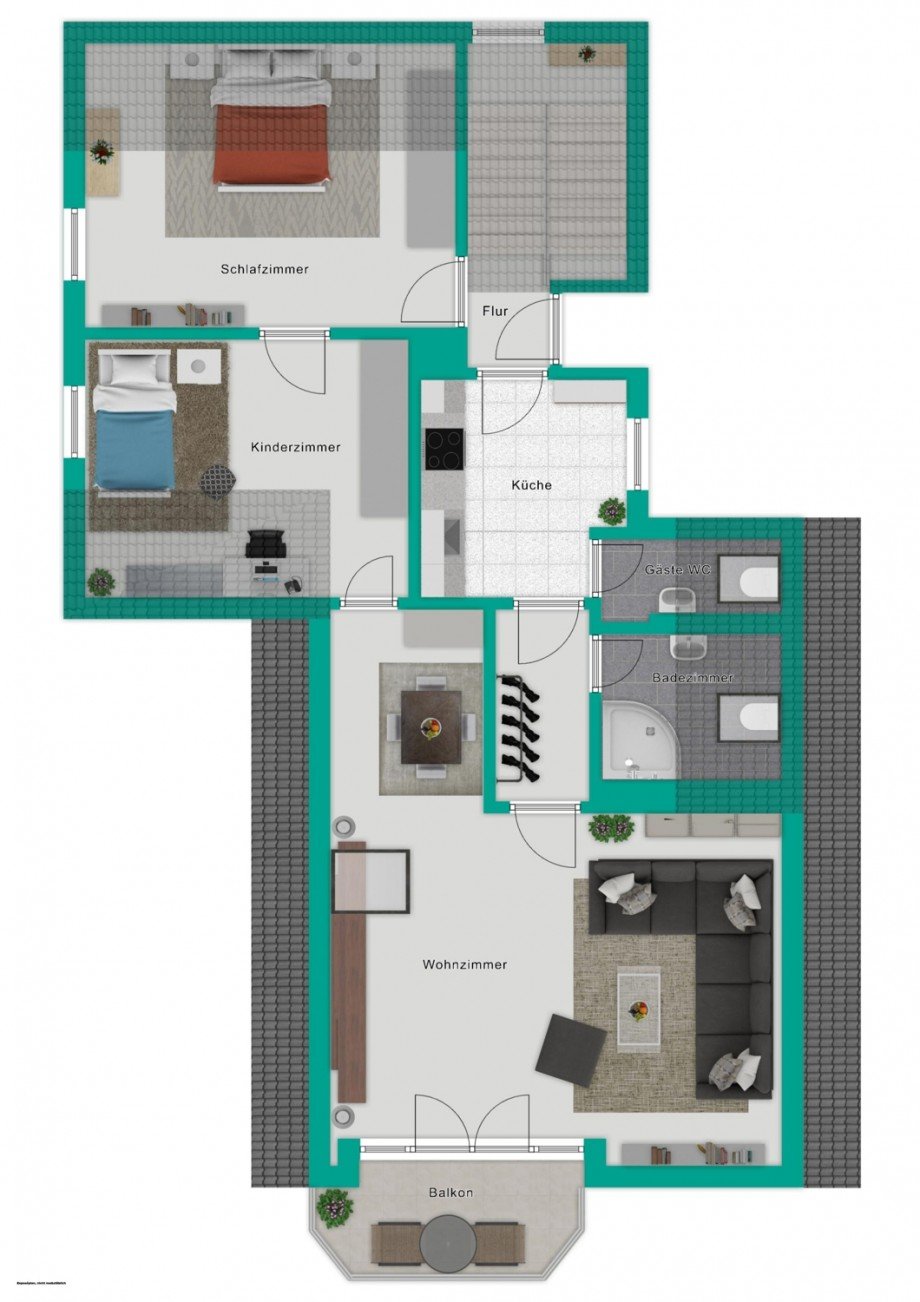 Dachgeschoss Einfamilienhaus Reutlingen