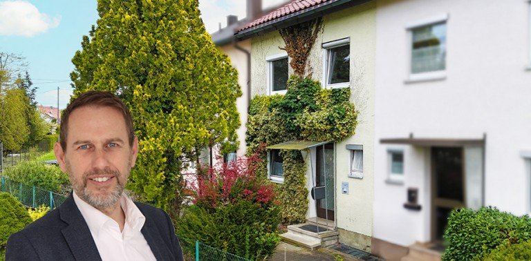 Immo Titel 1851 Reutlingen / Mittelstadt Reihenmittelhaus Renovierungsbed�rftiges Reihenhaus mit toller Aussicht in Mittelstadt