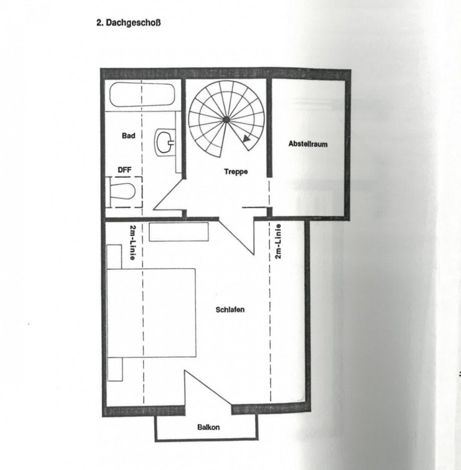 Grundriss WHG 12-2 Maisonettewohnung Reutlingen