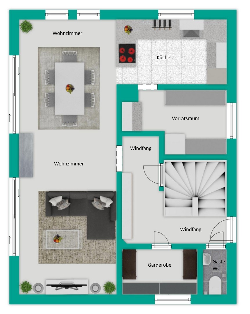 Erdgeschoss Einfamilienhaus Reutlingen