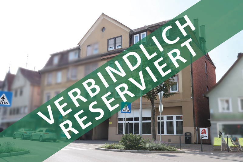 Titel_Reserviert_1165 Wohn- / Gesch�ftshaus Pfullingen