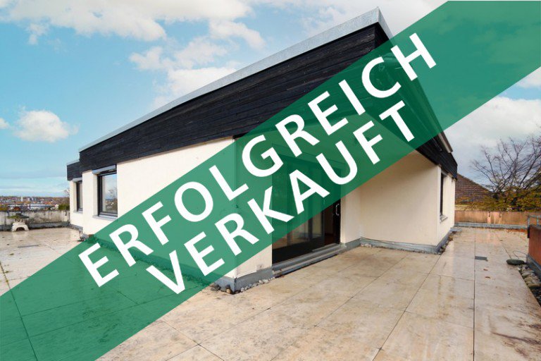 VERKAUFT Reutlingen Wohnung Penthouse-Wohnung mit herrlicher Dachterrasse und Aussicht am Fu�e der Achalm - PROVISIONSFREI