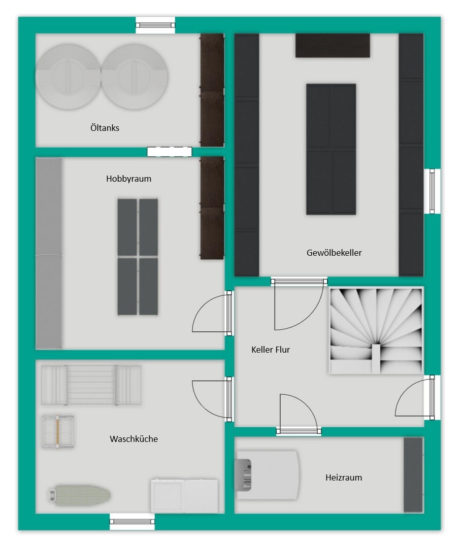 Kellergeschoss Einfamilienhaus Reutlingen
