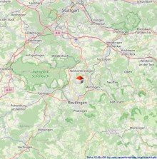 Regionalplan Renovierungsbed�rftiges Reihenhaus mit toller Aussicht in Mittelstadt