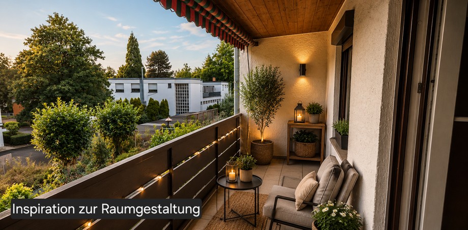 Balkon - Neugestaltungs-Vorschlag Reiheneckhaus Pfullingen