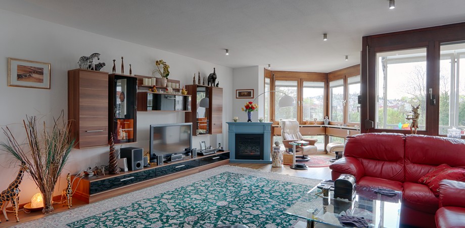 Wohnzimmer Etagenwohnung Pfullingen
