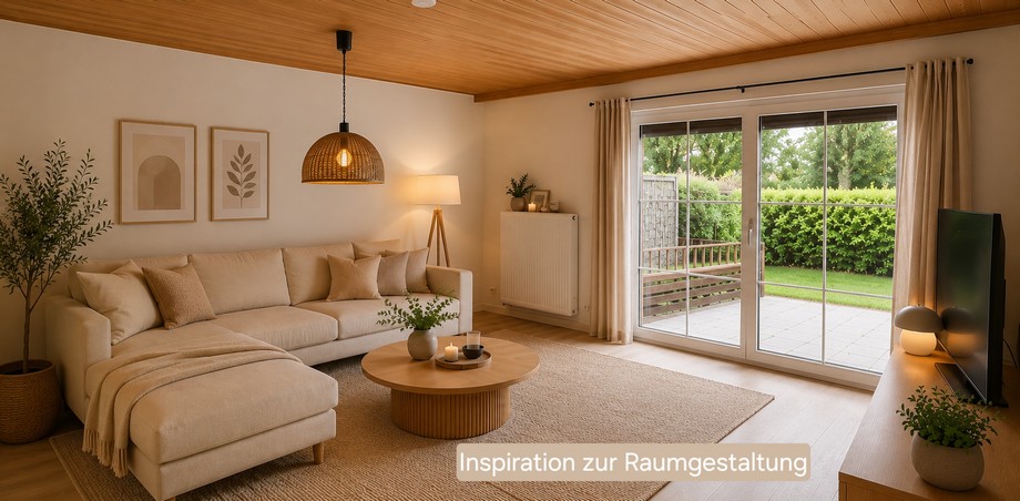 Wohnzimmer - Einrichtgungsvorschlag Reiheneckhaus Pfullingen