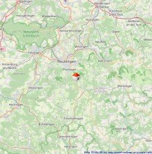 Regionalplan Werkstatt / Lagerhalle mit B�rofl�chen in Lichtenstein-Unterhausen