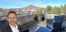 Immo Titel 1826 Sonnenunterg�nge inklusive: 3-Zimmer-Wohnung mit West-Balkon & Weitblick in Eningen