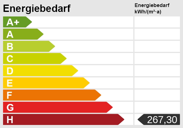 Energieskala Reihenendhaus Reutlingen
