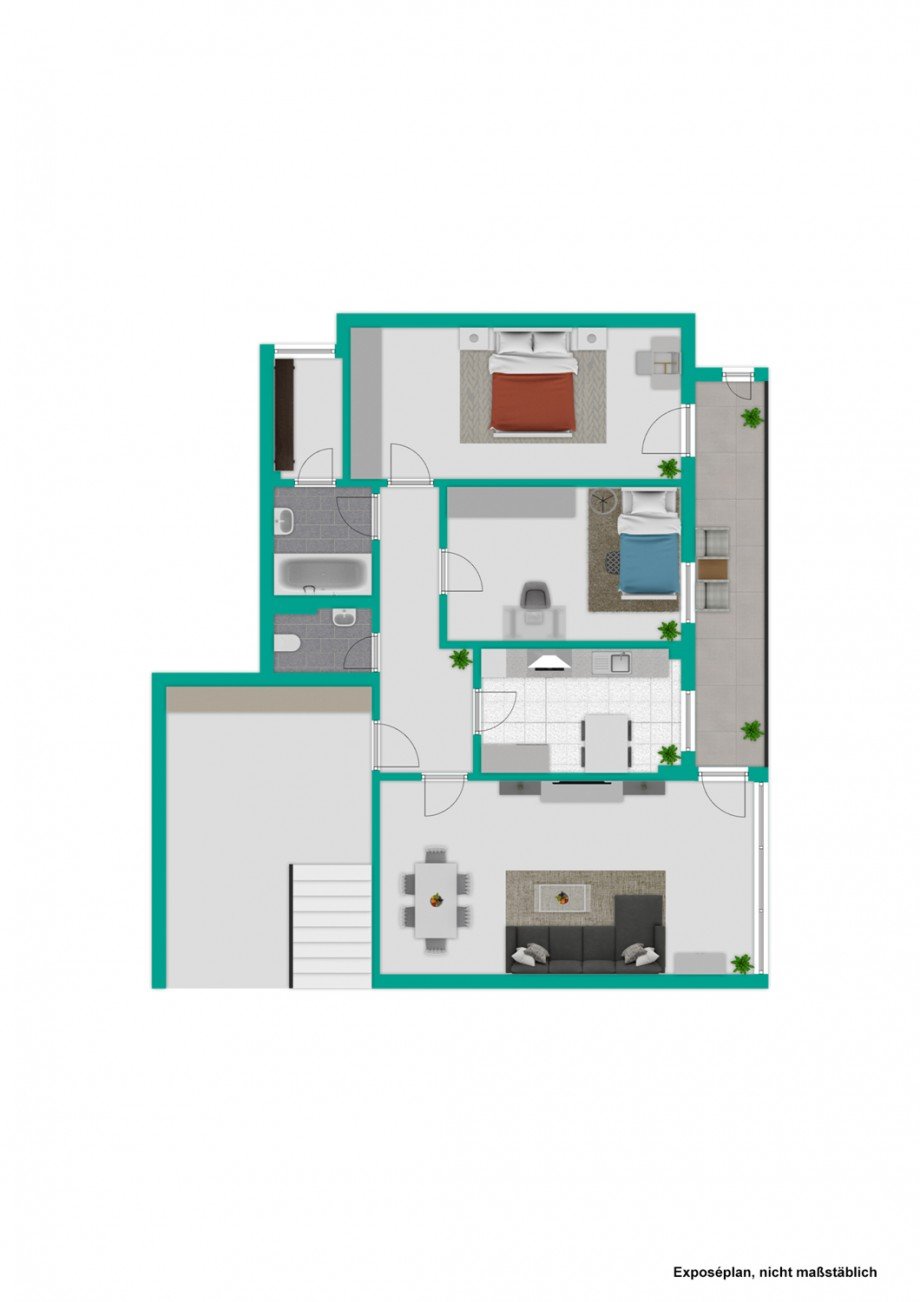 Grundriss Wohnung Reutlingen
