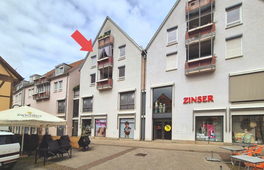 Au�enansicht Maisonettewohnung Reutlingen