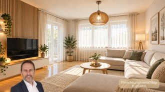 Hauptbild Wohnen am Ringelbach: Gepflegte 4-Zimmer-Wohnung mit gro�em Balkon und Blick ins Gr�ne