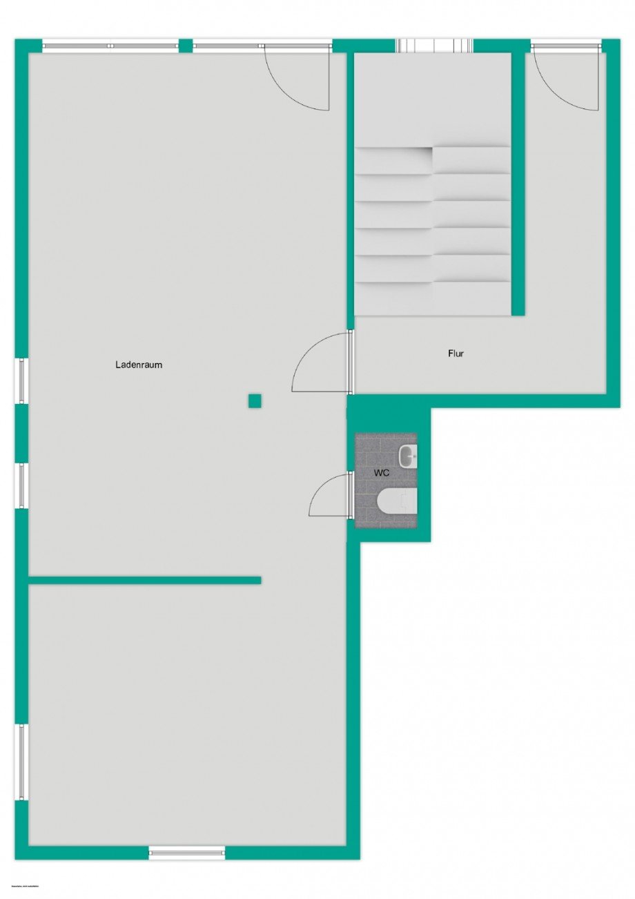 Grundriss Laden Ladenlokal Reutlingen