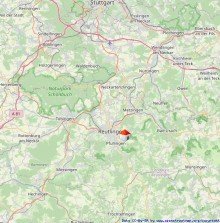 Regionalplan Sonnenunterg�nge inklusive: 3-Zimmer-Wohnung mit West-Balkon & Weitblick in Eningen