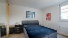 Schlafzimmer Sonnenunterg�nge inklusive: 3-Zimmer-Wohnung mit West-Balkon & Weitblick in Eningen