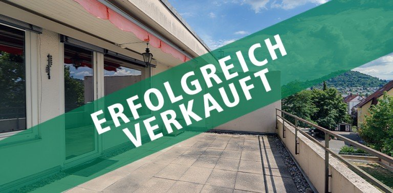 Banner V2 (920x452) Erfolgreich verkauft Reutlingen Etagenwohnung Helle 2-Zimmer-Wohnung mit gro�er Sonnen-Terrasse und Penthouse-Feeling