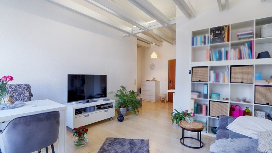 Wohnzimmer Etagenwohnung Reutlingen