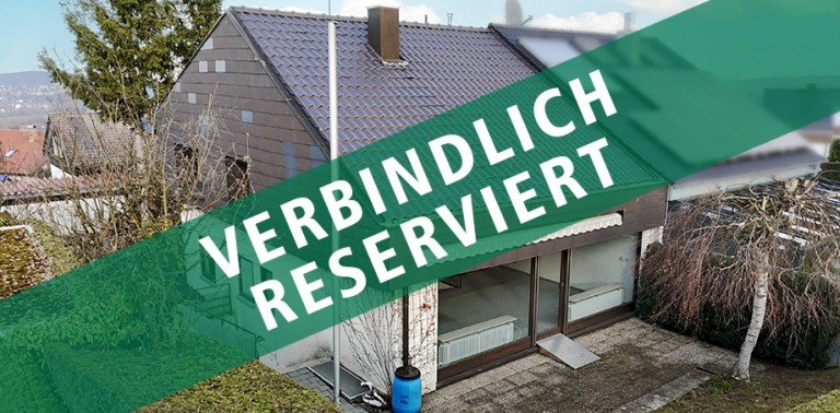 Verbindlich reserviert Reutlingen - Reutlingen (Oferdingen) Doppelhaush�lfte Doppelhaush�lfte in Reutlingen-Oferdingen mit pfiffiger Split-Level-Architektur in angenehmer Lage