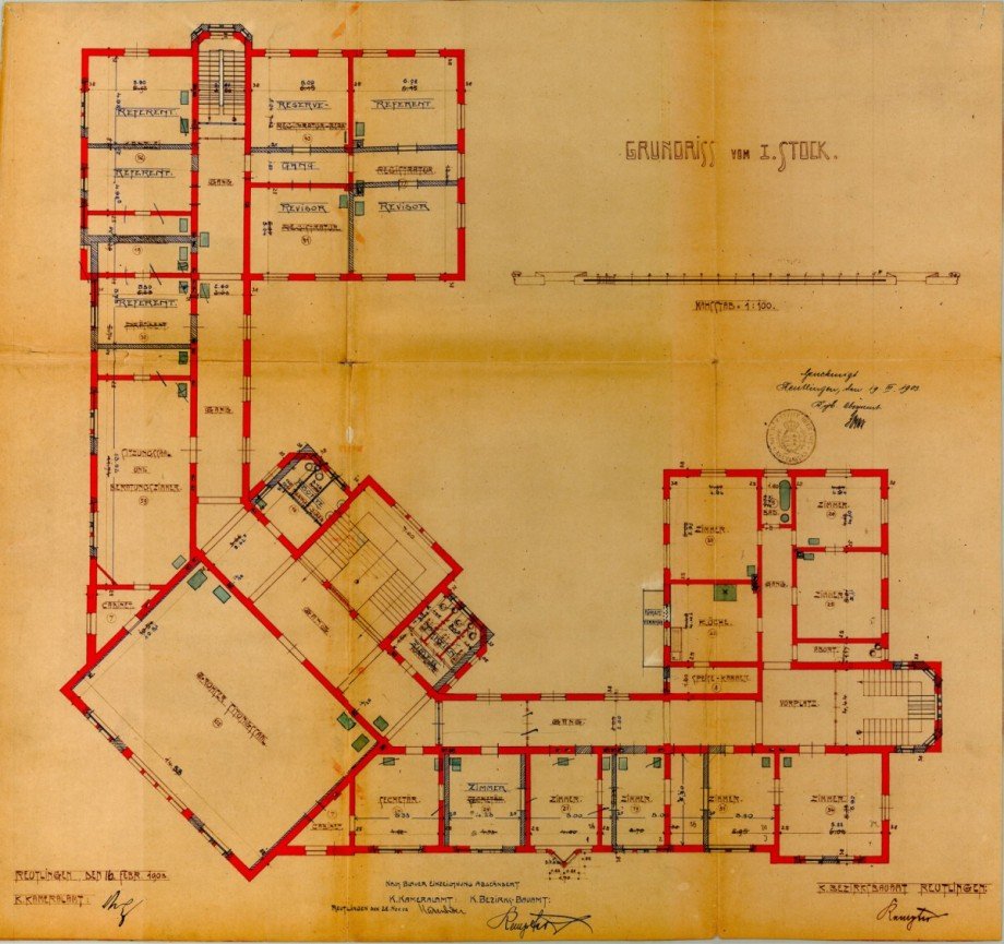 1. OG Wohn- / Gesch�ftshaus Reutlingen