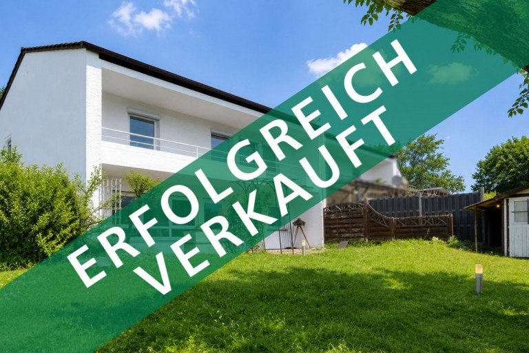 Verkauft Eningen unter Achalm Doppelhaush�lfte Vermietete Doppelhaush�lfte mit Balkon, Garten und Garage in Eningen unter Achalm